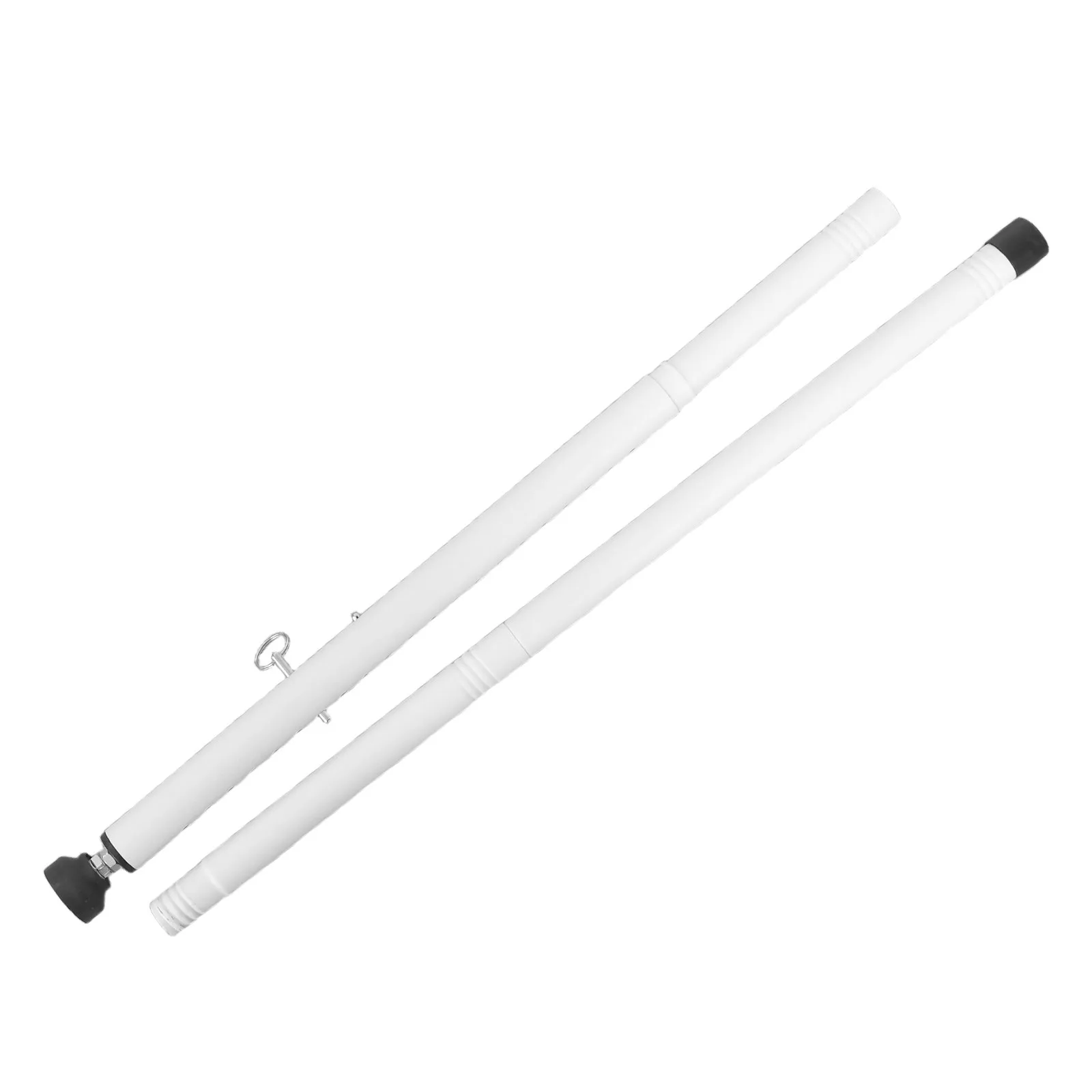 1Set Door and Window Retractable Adjustable Security Bar No Drill Installation Sliding Glass Door 17-50 Inch Metal
