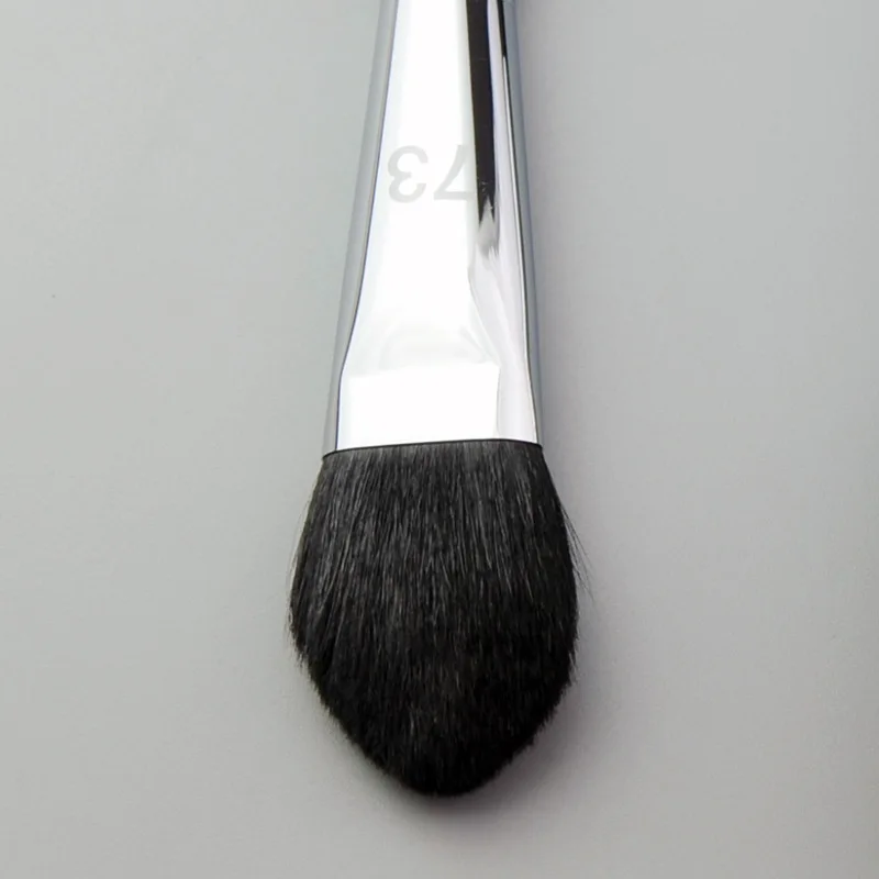 Professionele Concealer Make-Up Borstel Geitenhaar No.73 Platte Tong Vorm Pro Presicion Blush Brush Foundation Cosmetische Schoonheid Tool