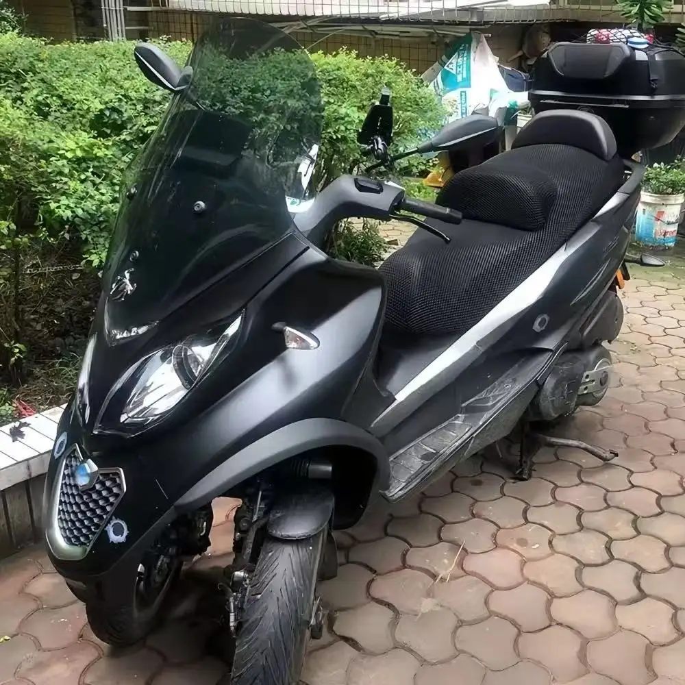 New For Piaggio MP3 125 300 400 500 Sunscreen Seat Cover Anti-Slip 3D Mesh Fabric Seat Cover Breathable Waterproof Cushion