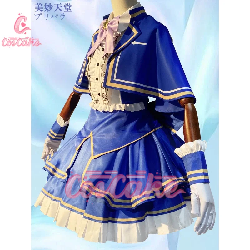 Pripara Manaka Laala Little Blue Dress Women Cosplay Costume Cos Game Anime Party Uniform Hallowen Play Role Clothes Clothing