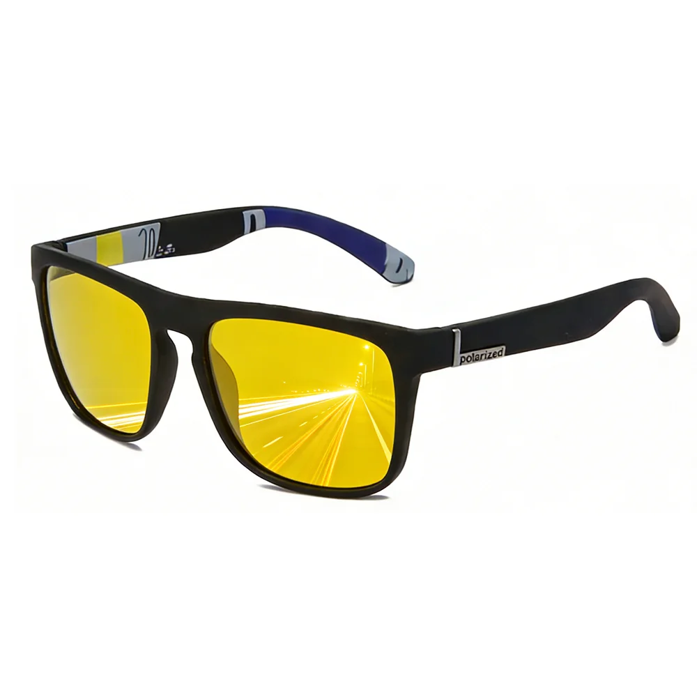 VIVIBEE Nachtsichtbrille Gelb Polarisiert UV400 Männer Platz Schutzbrillen Sport Frauen Blendschutz Auto Okulare – Detail 1