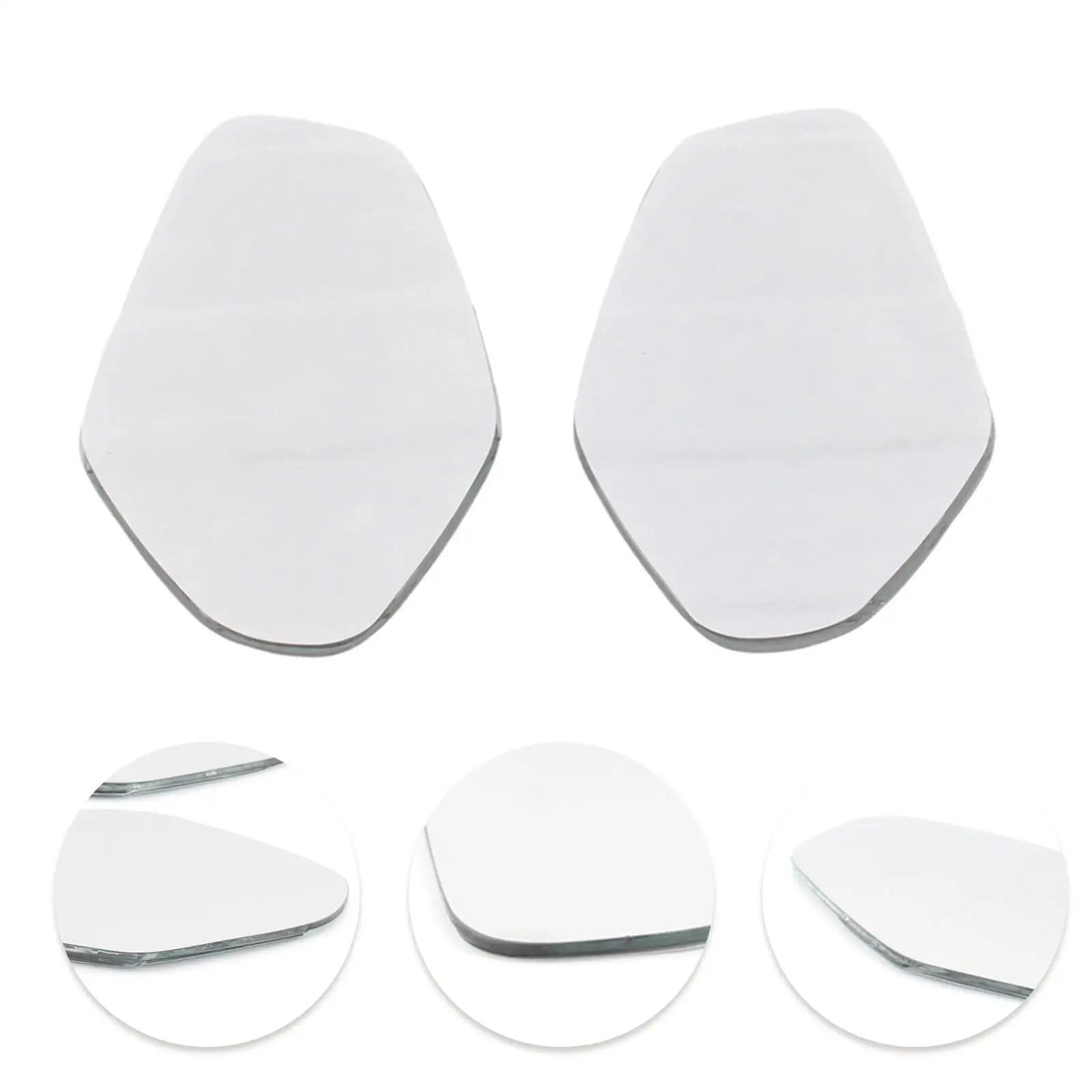 High Performance Motorcycle Side Mirrors Glass Lens Wide Angle Rearview for Yamaha NMAX155 NMAX125 2016 2024 Road Safety