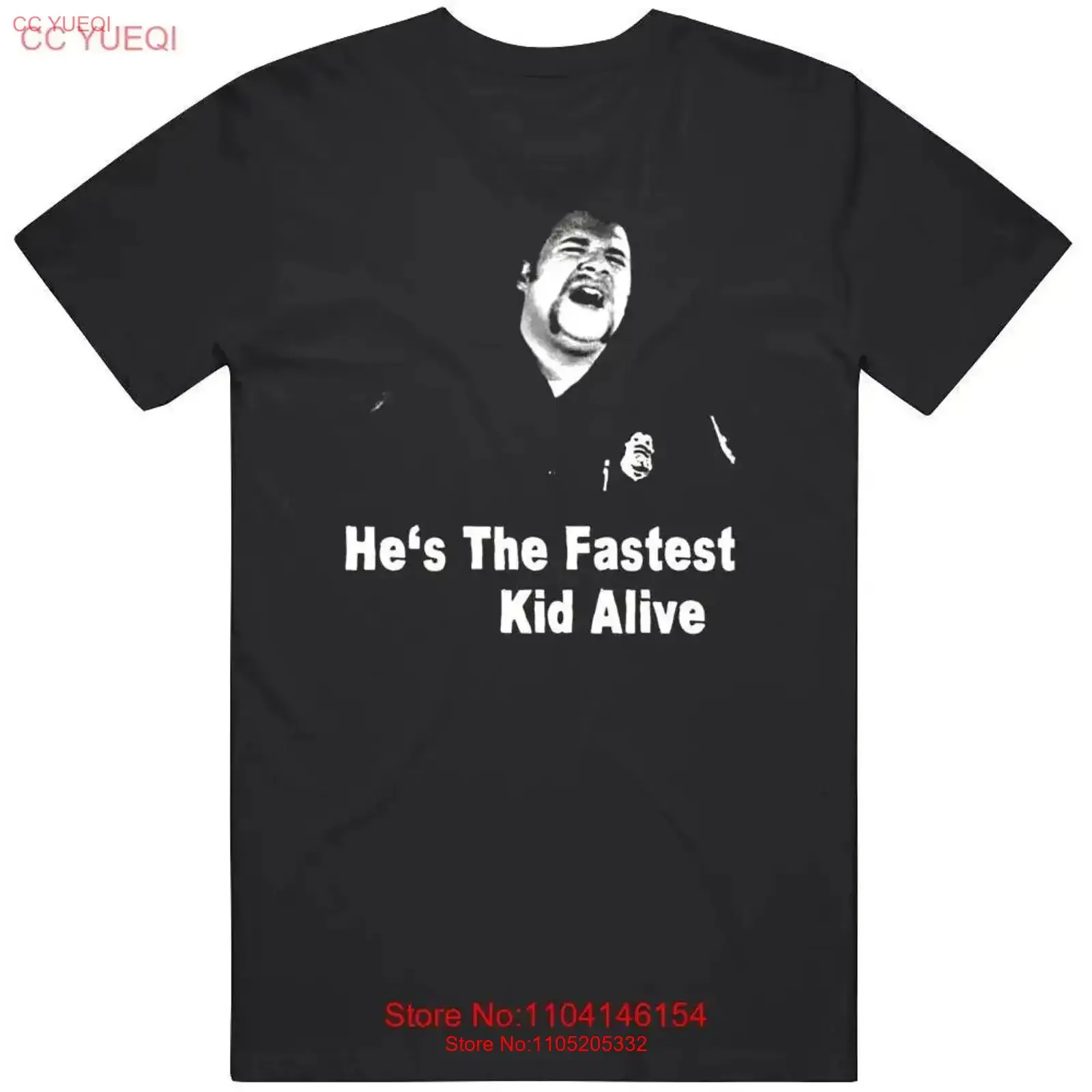 

Cult Classic He's The Fastest Kid Alive Funny Superbad Movie Fan T Shirt vintage Washed Soft Versatile homme Slightly Stretched