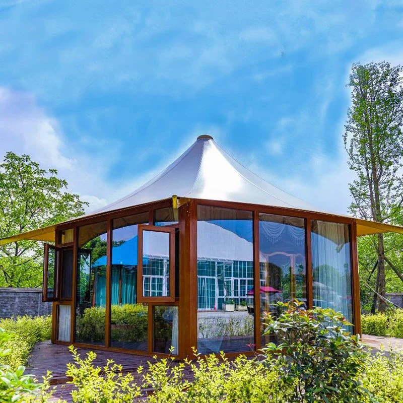 Luxury PVDF membrane shell hotel tent business party tent luxury house