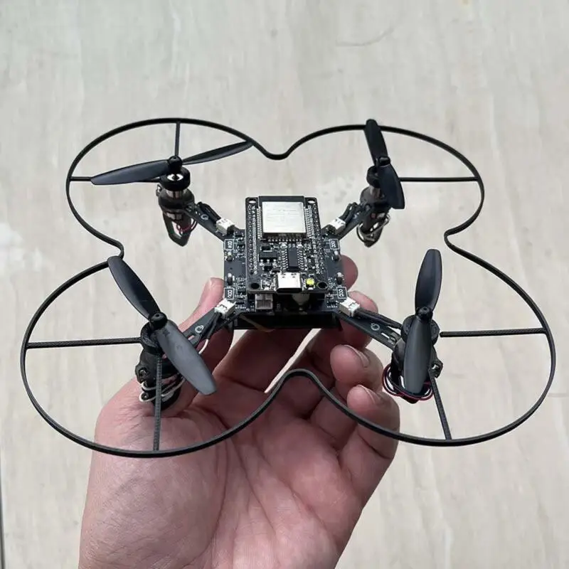 Open Source Programmable Mini DIY Drone with PCB Propeller Guards Perfect for STEM Enthusiasts Teenager Educational Practice