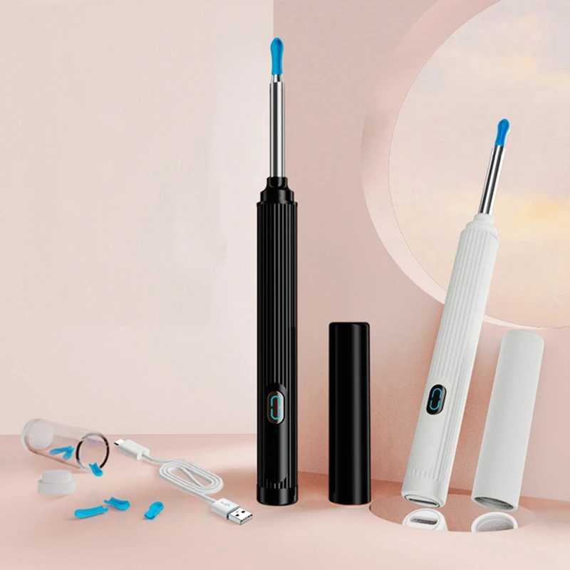 Wireless Smart Visual Ear Picker Otoscope Earwax Removal Tool With Camera Ear Endoscope Kit For Children Ear Cleaning