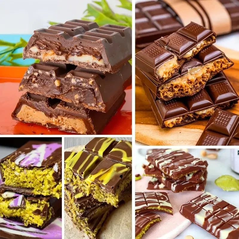 1pcs Silicone Dubai Block Chocolate Mold Deep 0.8Inch Thick Long Chocolate Energy Bars Pastries Baking - view 6