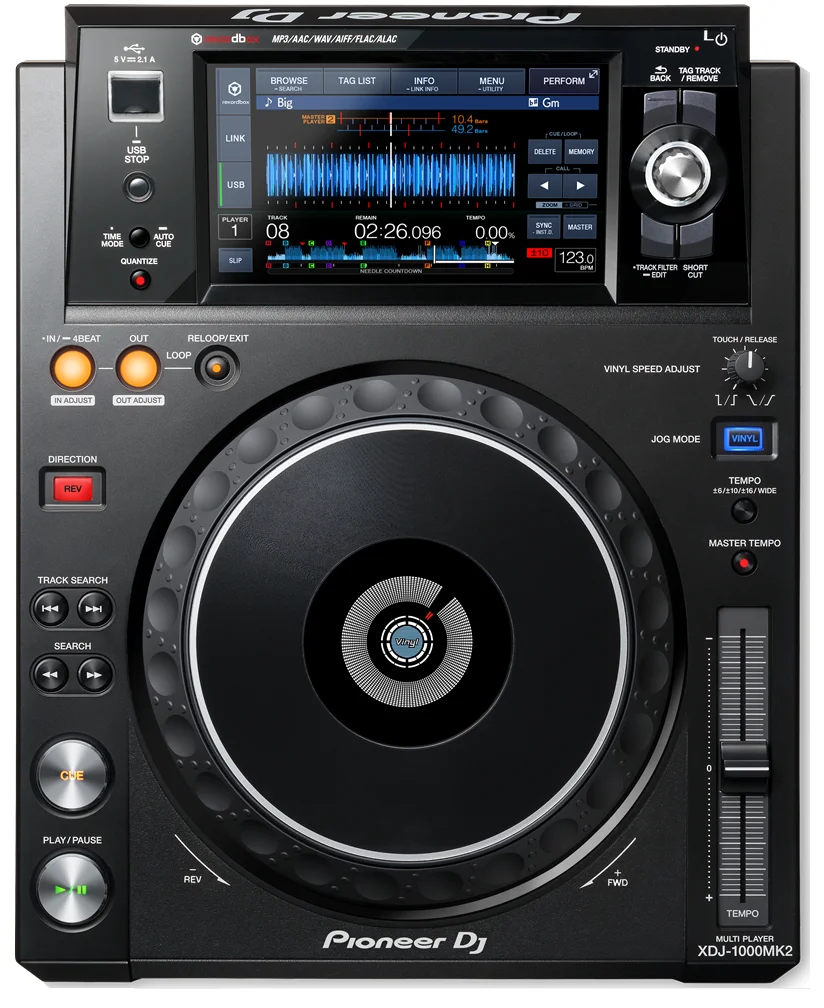 Pioneer XDJ-1000MK2 disc player XDJ-1000 2 dj controller