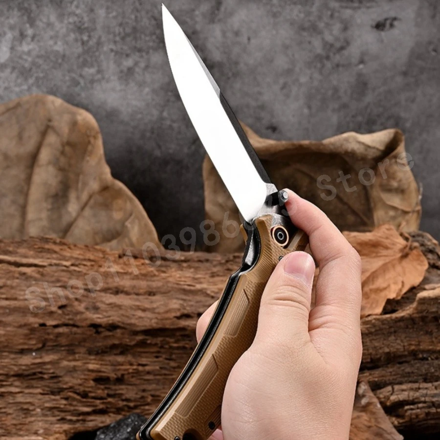 1 шт. портативный складной нож со стальным лезвием D2 и ручкой G10, подходящий для кемпинга, пешего туризма, ежедневной переноски в чрезвычайных ситуациях