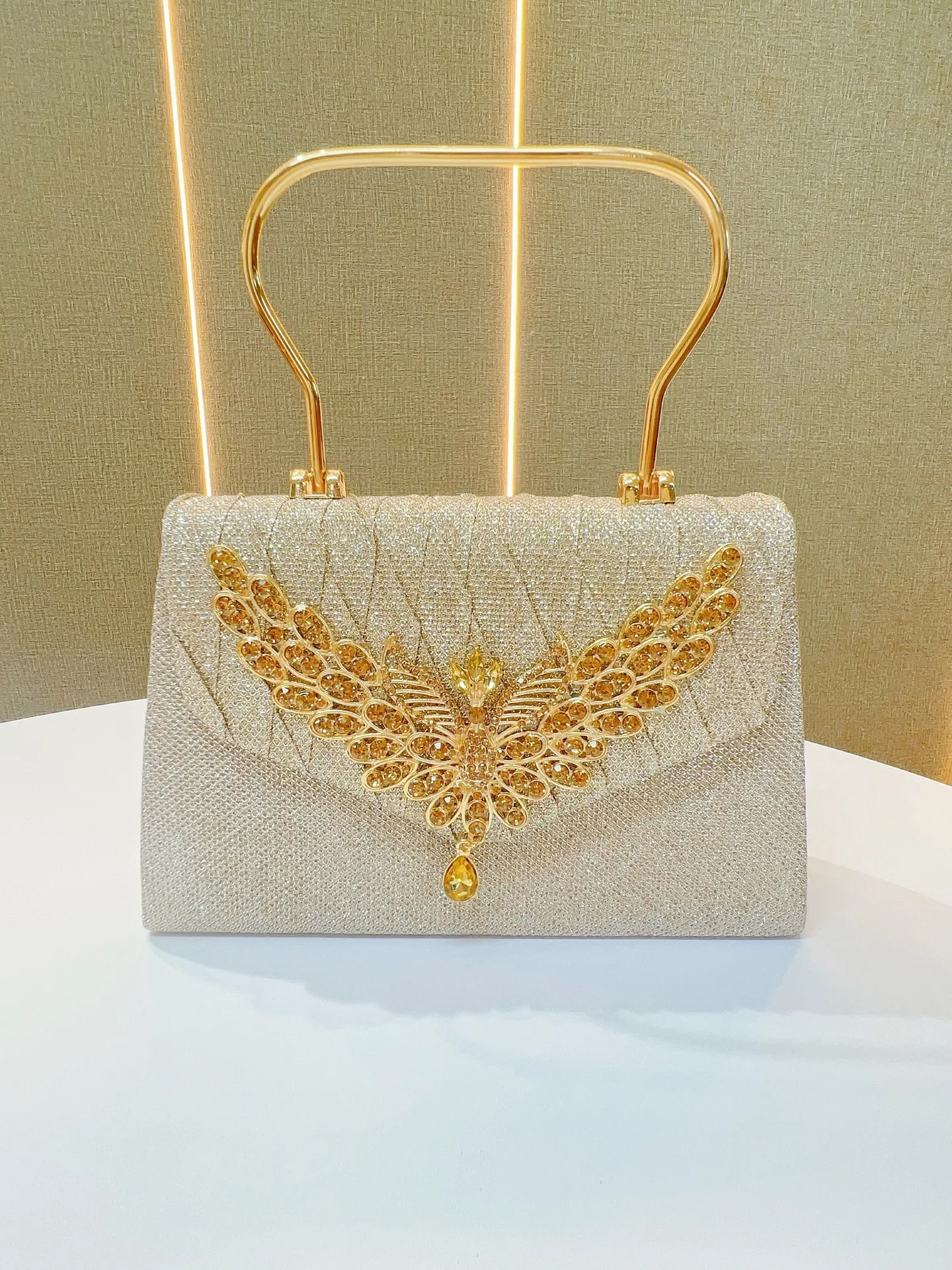 

Retro Chain Handle Evening Bag Women's Handbag Crossbody Single oulder Ball Par Bag Ele Sensation New Model