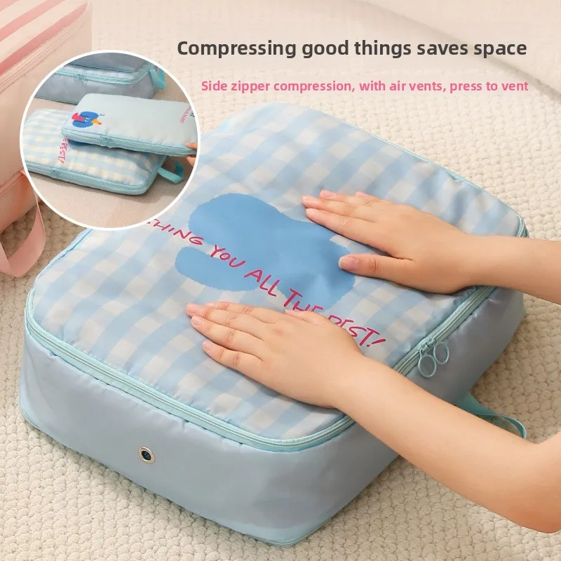 Travel Storage Bag Portable Packaging Foldable Large Capacity Four-piece Suit Luggage Bag Clothing Travel Short-distance
