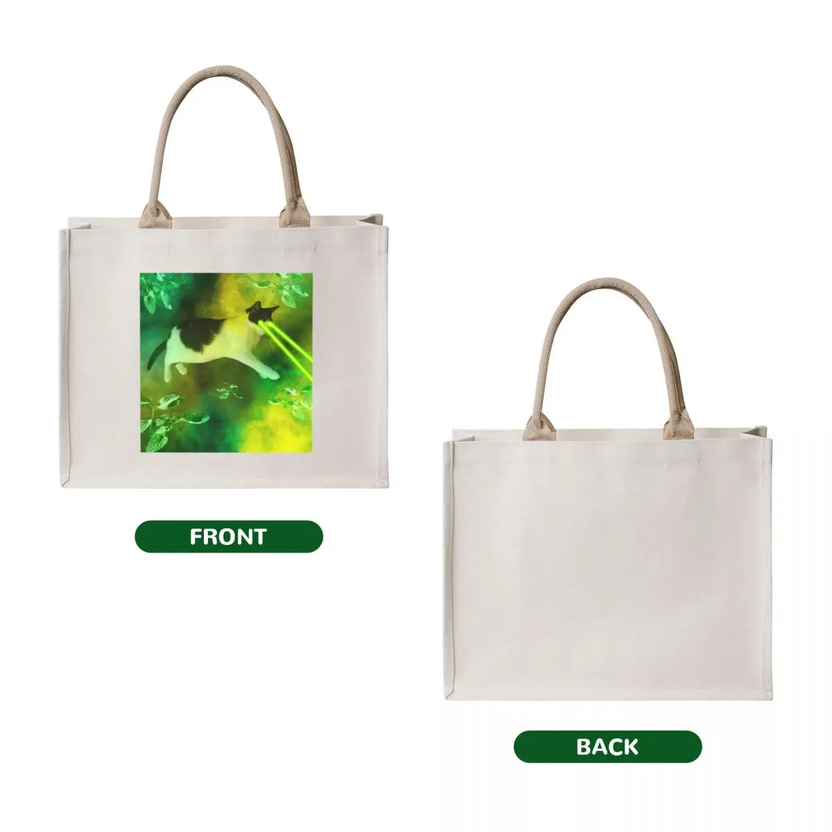 Catnip adventure Tote Bag shopper bags reusable shopping bag Lady bags eco bag folding