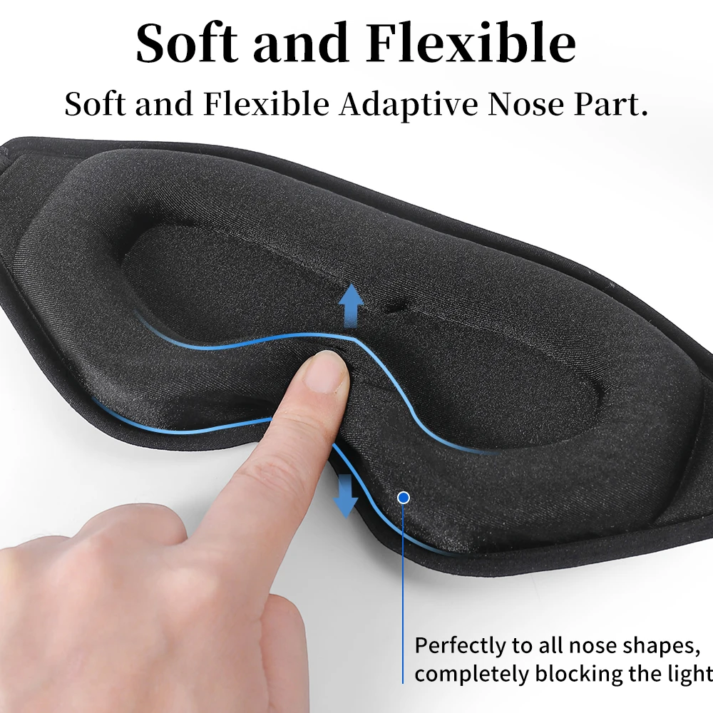 Masque de sommeil 3D rembourré - Lighting Jockey avis et prix