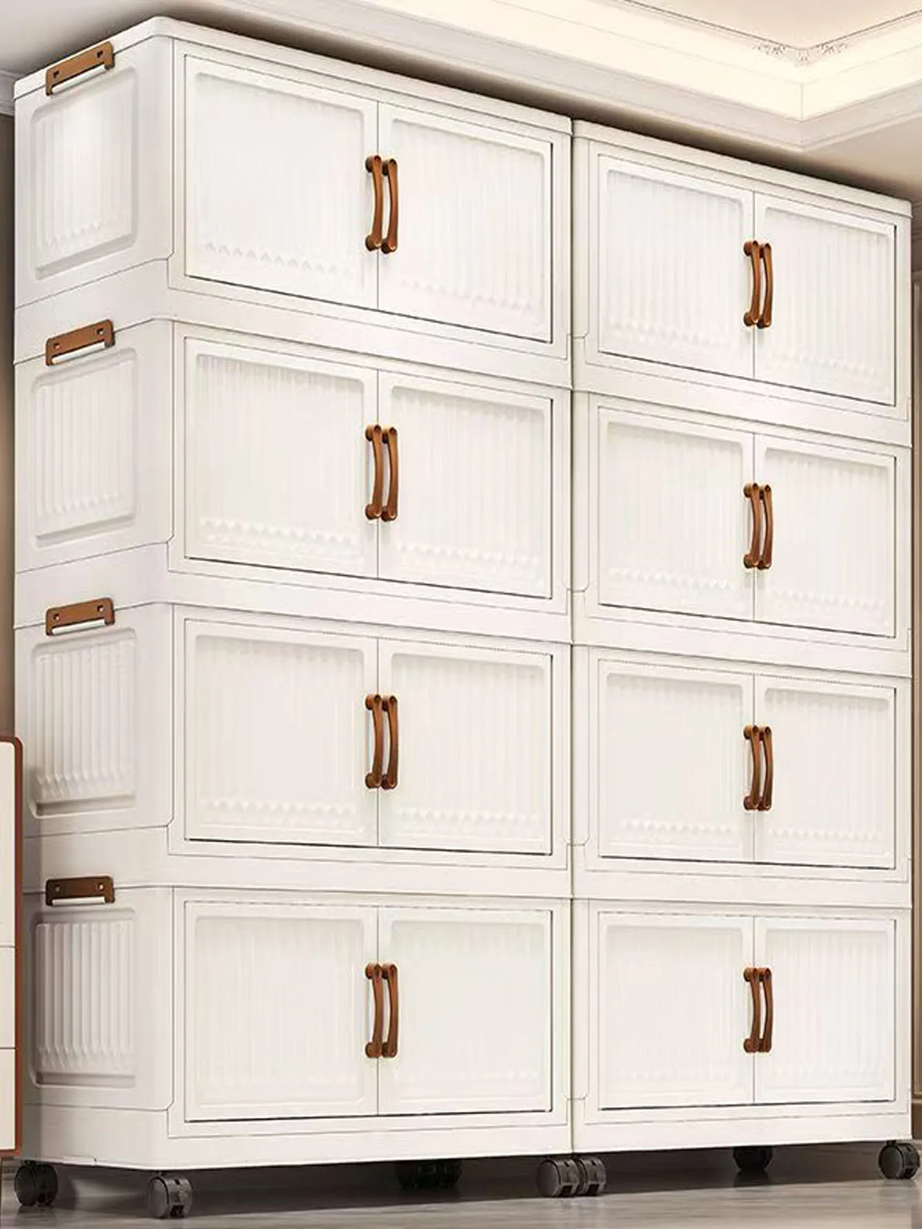 Household Multi Specification Storage Cabinet Household Folding Cabinet Clothes Snack Toy Storage Cabinet Folding Storage Cabinet Organizer