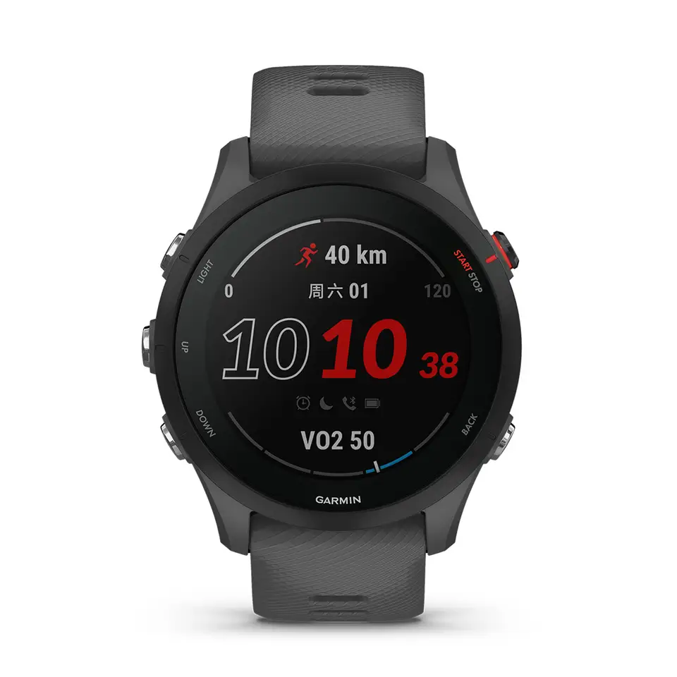 a Garmin Forerunner 255 Triathlon Marathon Track and Field Training Professional Running,   smartwatch - 2
