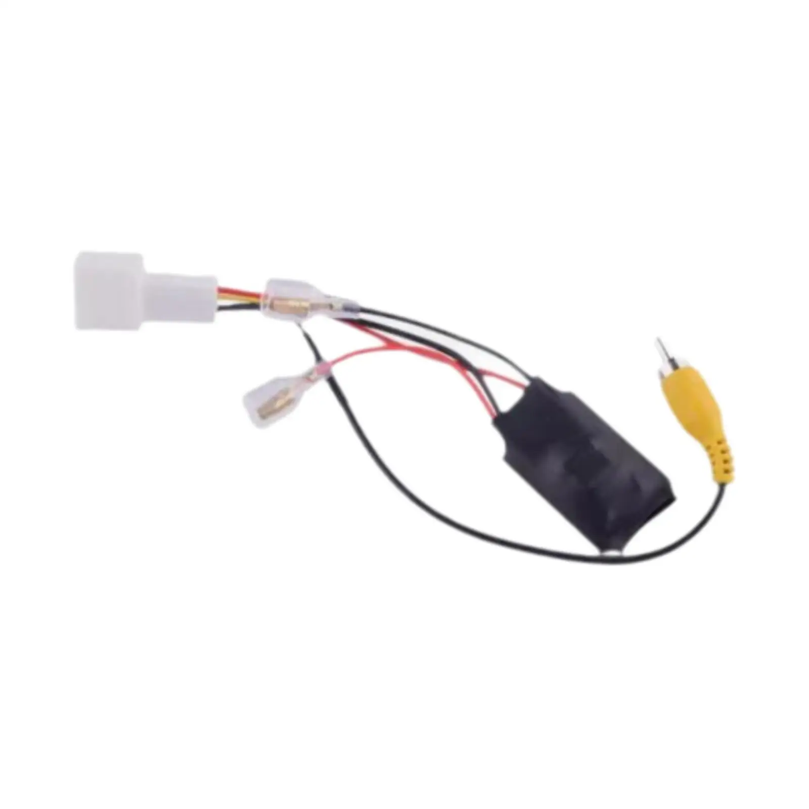 Car Backup Camera Adapter Wiring Harness Connector High Performance Accessory Easy to Install Replace Parts Connection Cable