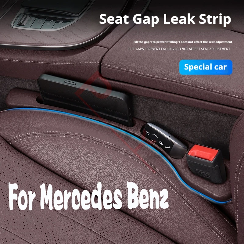 

Car Seat Gap Filler Side Seam Plug Strip with Groove Leak-proof Filling Strip For Mercedes Benz A B C E S Class W204 W205 W212