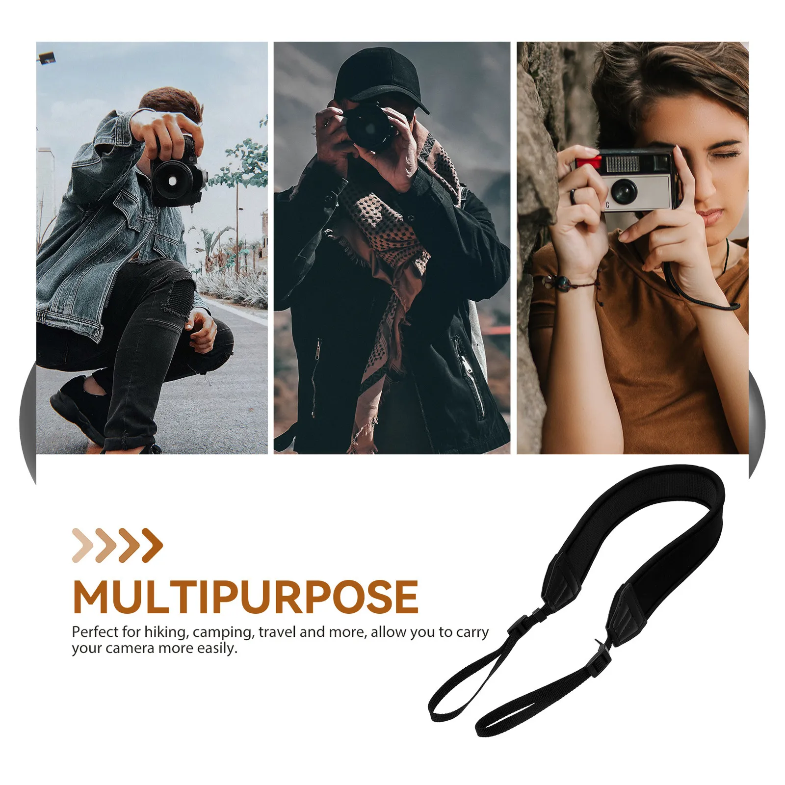 Dslr Camera Strap Adjustable Shoulder Halloween Christmas New Year Camera Neck Straps Camera Accessories Strap Climbing