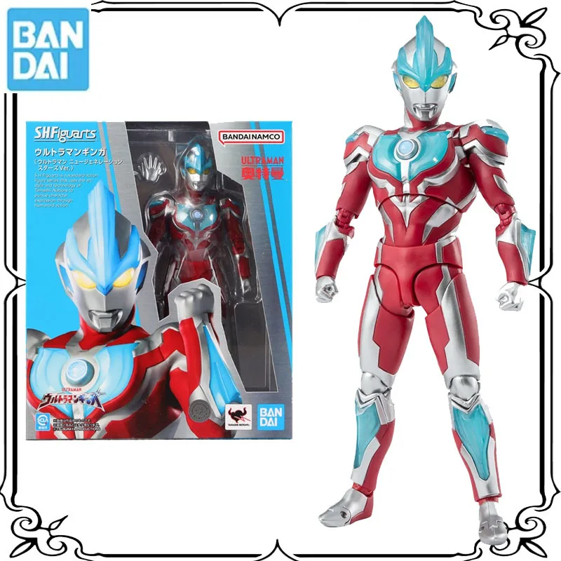

Bandai Original S.H.Figuarts SHF Ultraman Ultraman Ginga Reprint New Age Star Anime Action Figure Assembly Model Toys Gifts