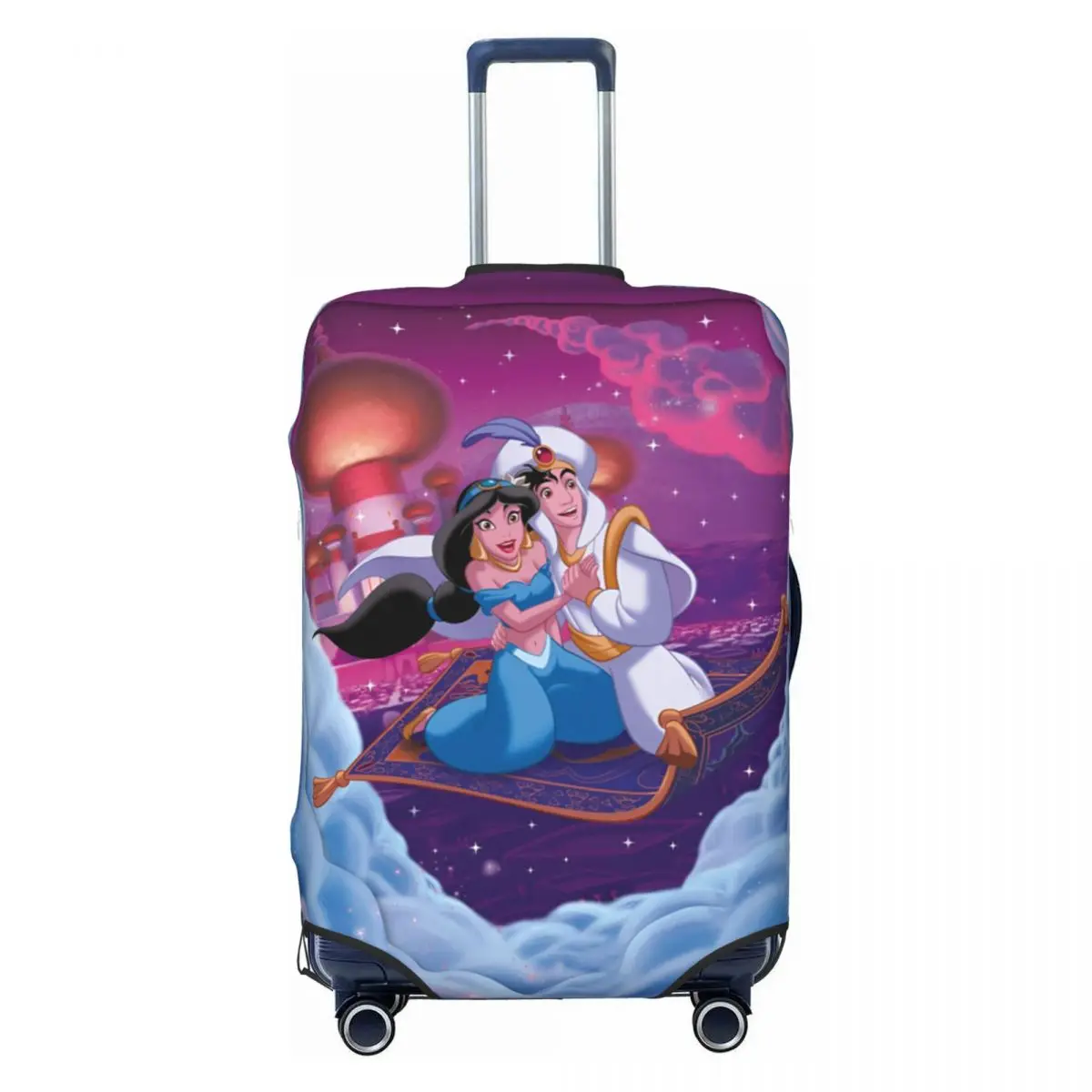 

Забавный защитный чехол для чемодана с принтом Аладдина из мультфильмов, для чемоданов 18-32 дюймов