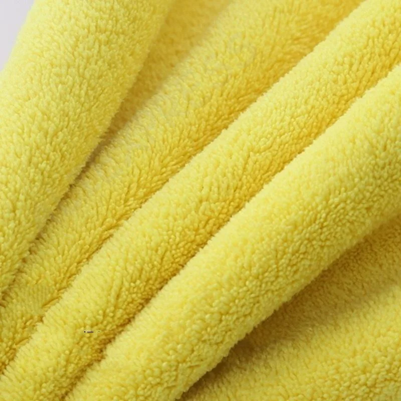 [G]Microfiber Cleaning Towel 1PC Quick Drying Thick Soft Non-Scratch Cloth for Auto Car Washing Household Furniture Cleaning Us