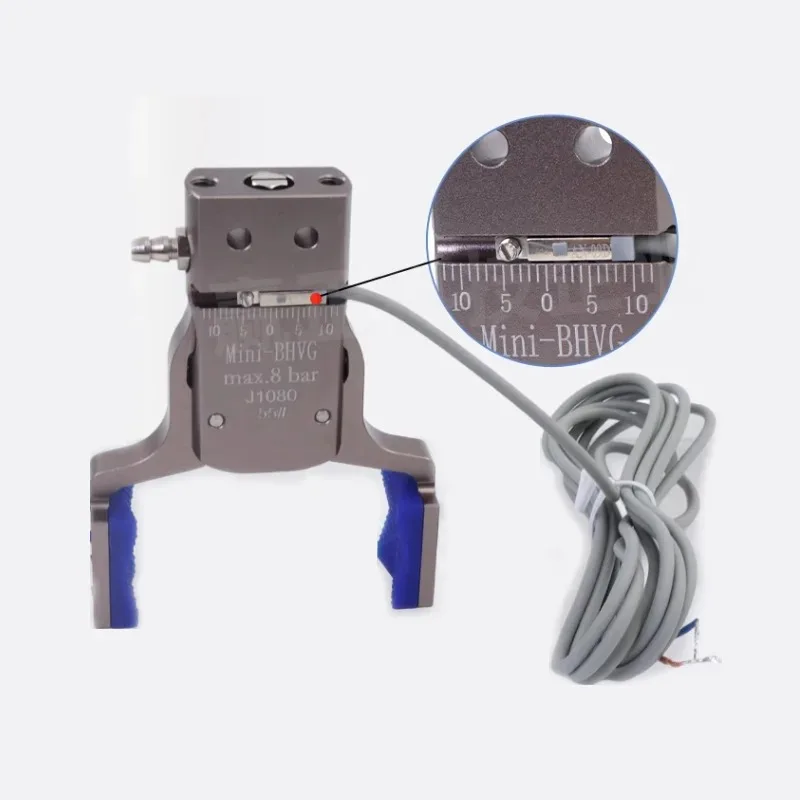 Robot gripper mini shaped clamp Flexible silicone pad pneumatic clamping claw injection molding machine accessories