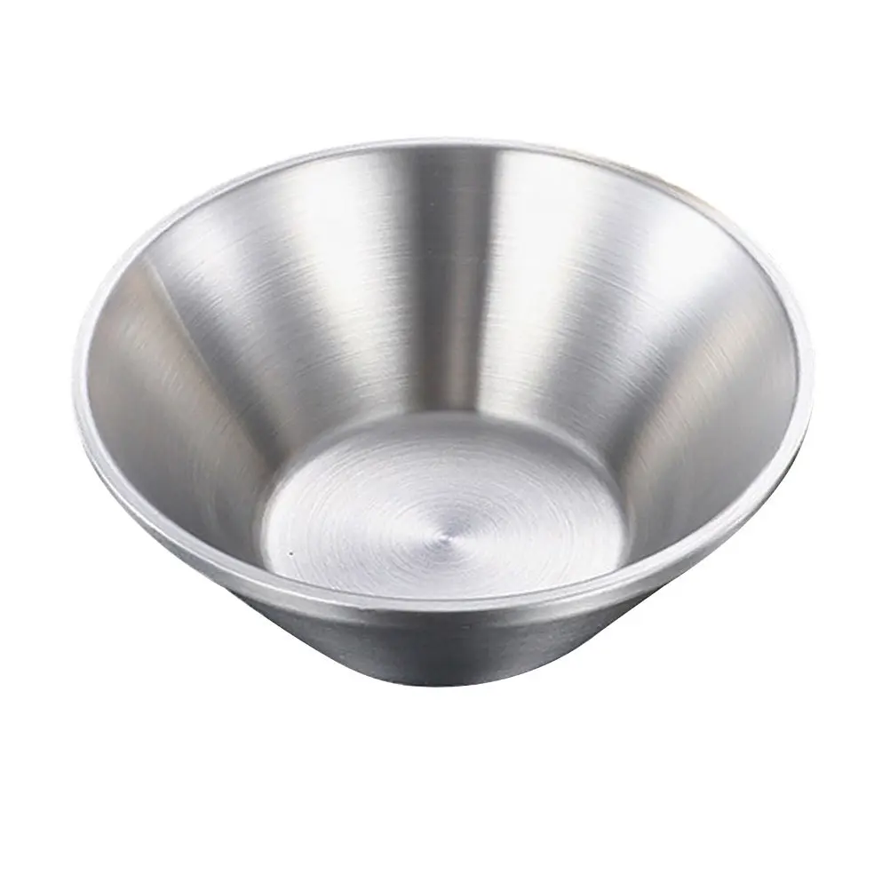 

Double Layer Insulated Noodle Bowl Anti-Scald Stainless Steel Soup Ramen Bowl For Hot Cold Food Kitchen Dining Use