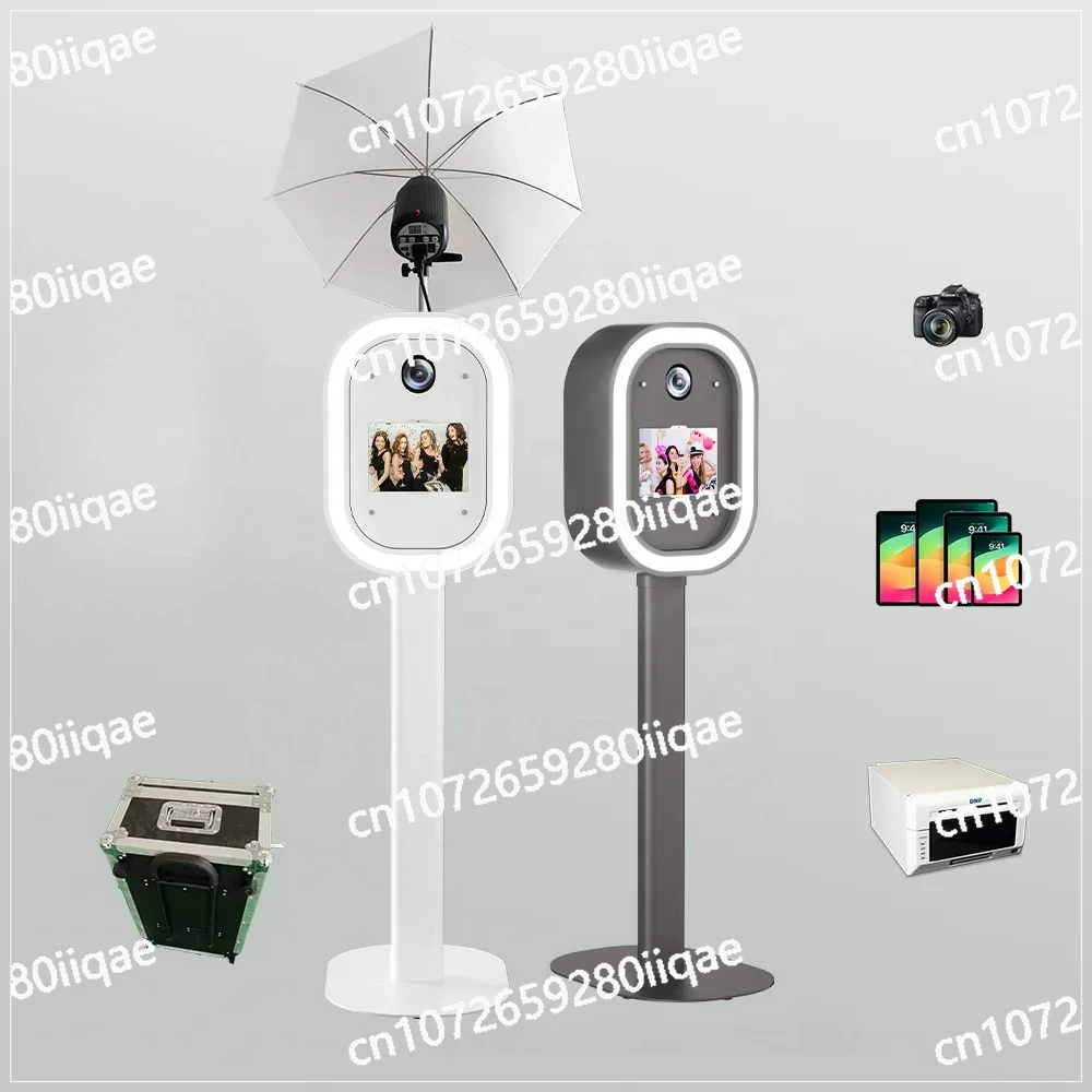 

Ipad Selfie Ретро Photobooth Smart Oval Ipad Photo Booth Shell с принтером Selfie Dslr Photo Booth Real Vintage Instant Dslr