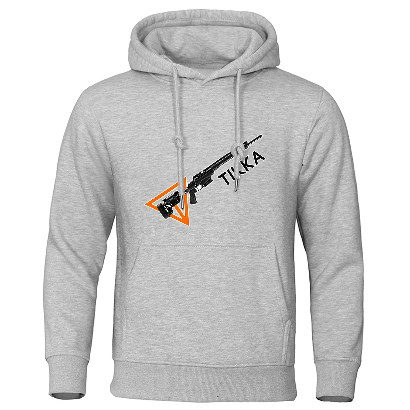 Tikka By Sako Firearms Logo Print 2026 Spring And Autumn Men's Skin-friendly Comfortable Constant Temperature Hoodies Coat