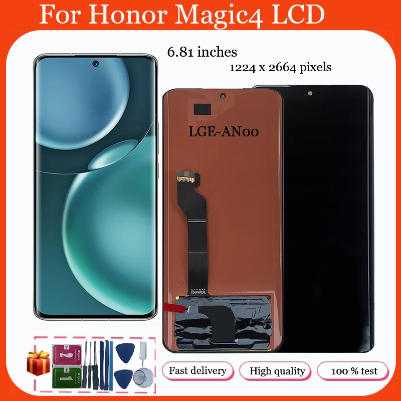 

6.81" AMOLED For Honor Magic4 LCD display Touch Screen Digitizer Assembly Replacement For HUAWEI Honor Magic 4 LCD LGE-AN00