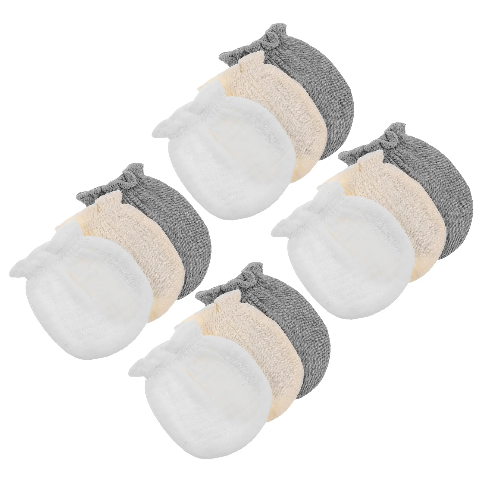 

6 пар детских варежек для рук, перчатки против царапин для новорожденных, мягкие дышащие эластичные перчатки для защиты от прорезывания зубов для младенцев и малышей