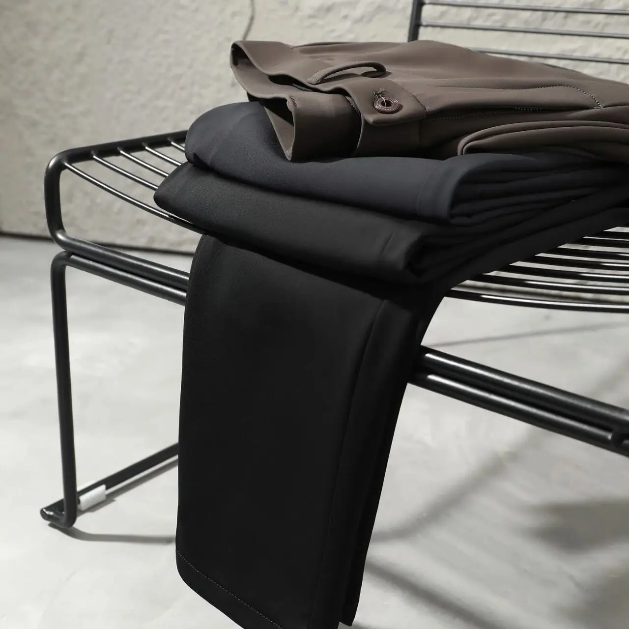 

Удобные эластичные повседневные брюки, мужские прямые брюки для улицы, легкие осенне-зимние длинные брюки