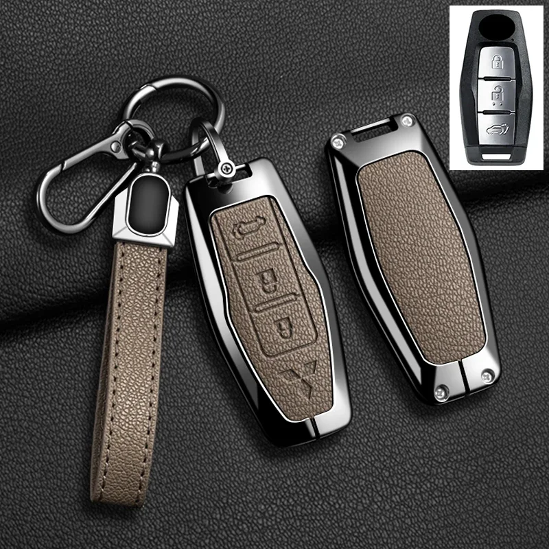 Passend für Mitsubishi Outlander 2023 2024 2025 Auto-Zinklegierungs-Schlüsselgehäuse Hochwertiges Fernbedienungs-Autoschlüssel-Set Zubehör – Detail 18