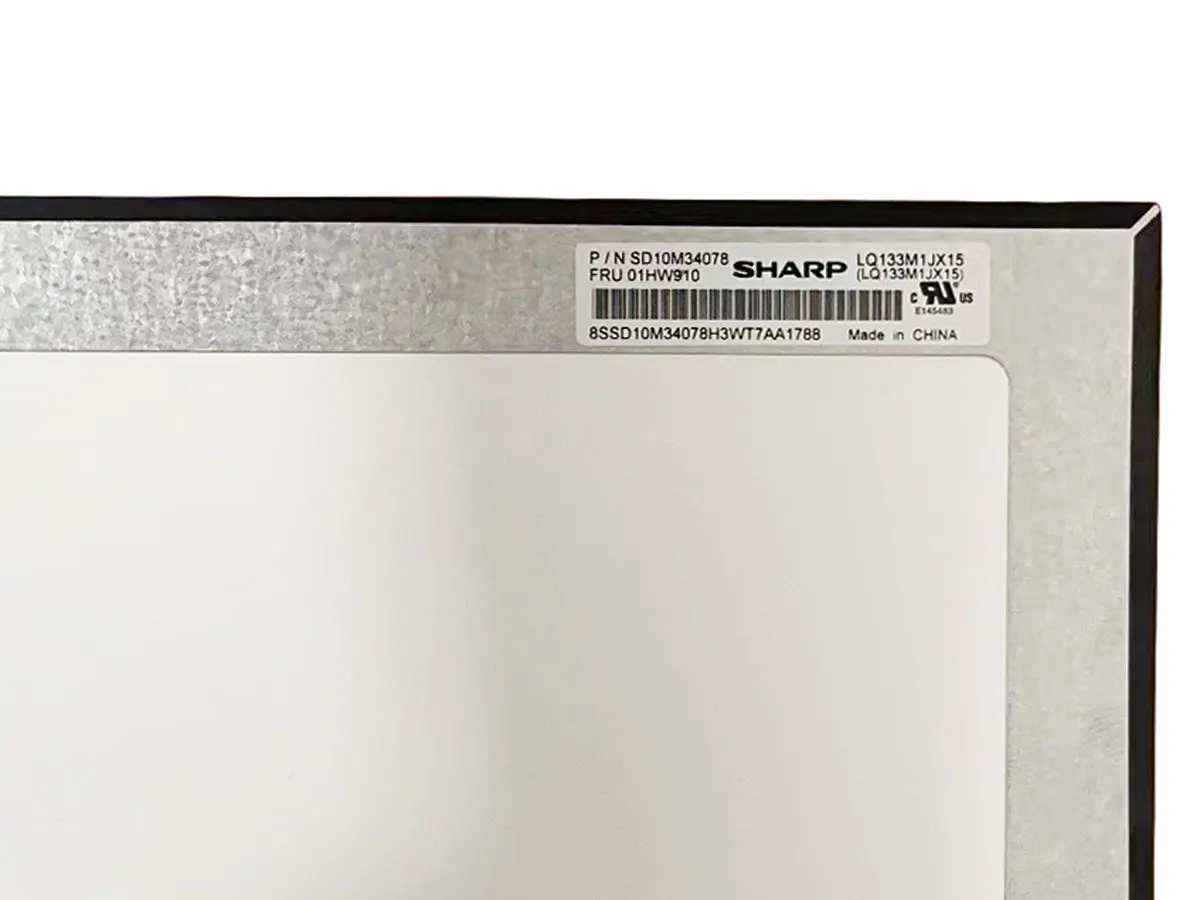 LQ133M1JX15 Slim 13.3" Laptop LCD Screen 100% sRGB EDP 30Pin IPS Display Matrix Panel 1920x1080 FHD