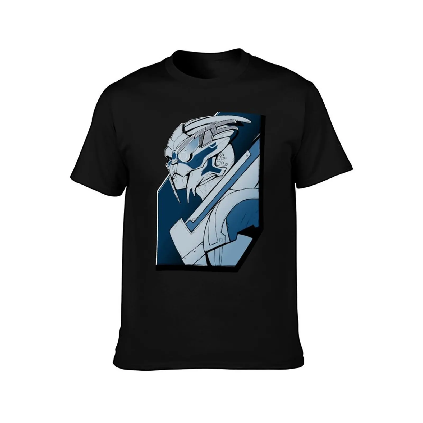 Garrus Vakarian T-Shirt Independence Day Short Sleeve T-Shirt