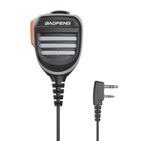BAOFENG K-Port Universal Microphone Speaker High Quality Hand/Shoulder MIC for UV-5R UV-82 UV-5RH UV-28 UV-16 UV-32 UV-S9 UV-10R