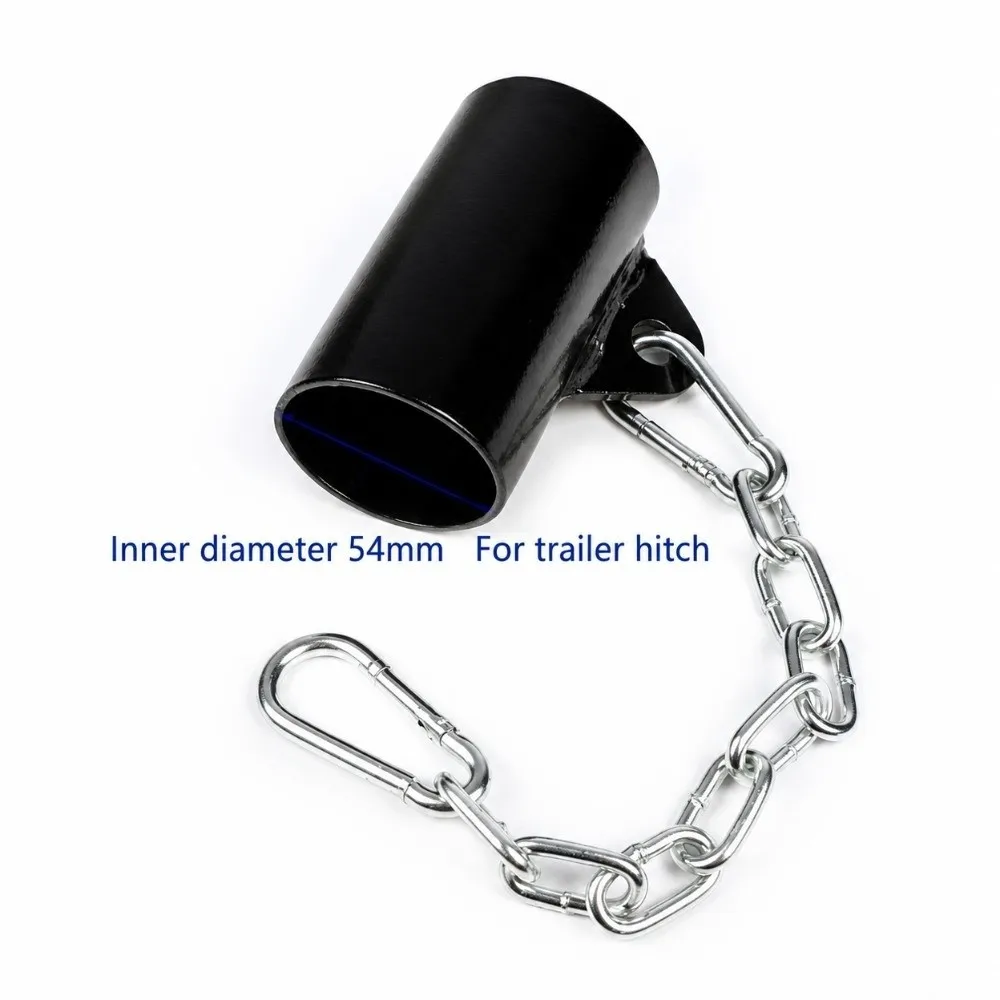 Post Insert Barbell Exercise Machine Attachments Full Body Workout Chain Eyelet Landmine Attachment Solid Steel Black