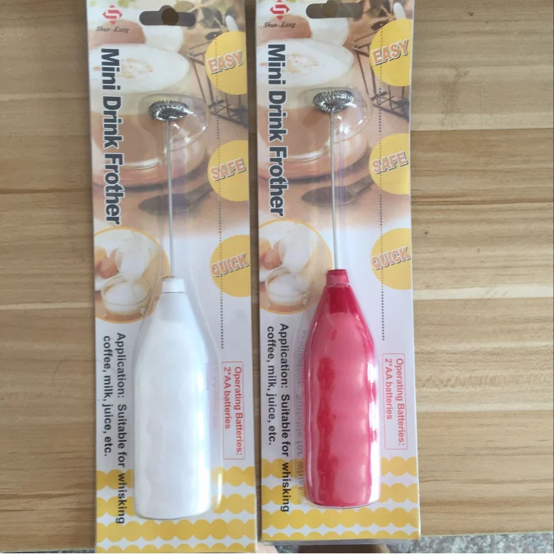 Batidora Eléctrica de Café Portátil, Espumador de Leche de Acero Inoxidable, Batidor de Huevos, Utensilios Pequeños de Cocina, Herramientas para Café