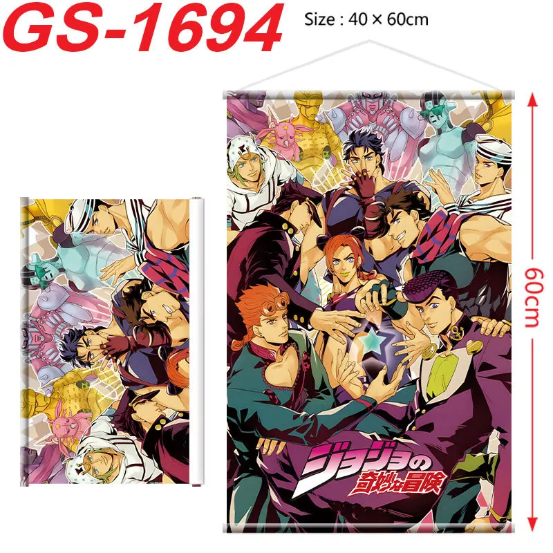 

JOJO Bizarre Adventure Poster Scroll Painting Peripheral Hanging Painting Bedside Living Room Background Wall Cloth Painting