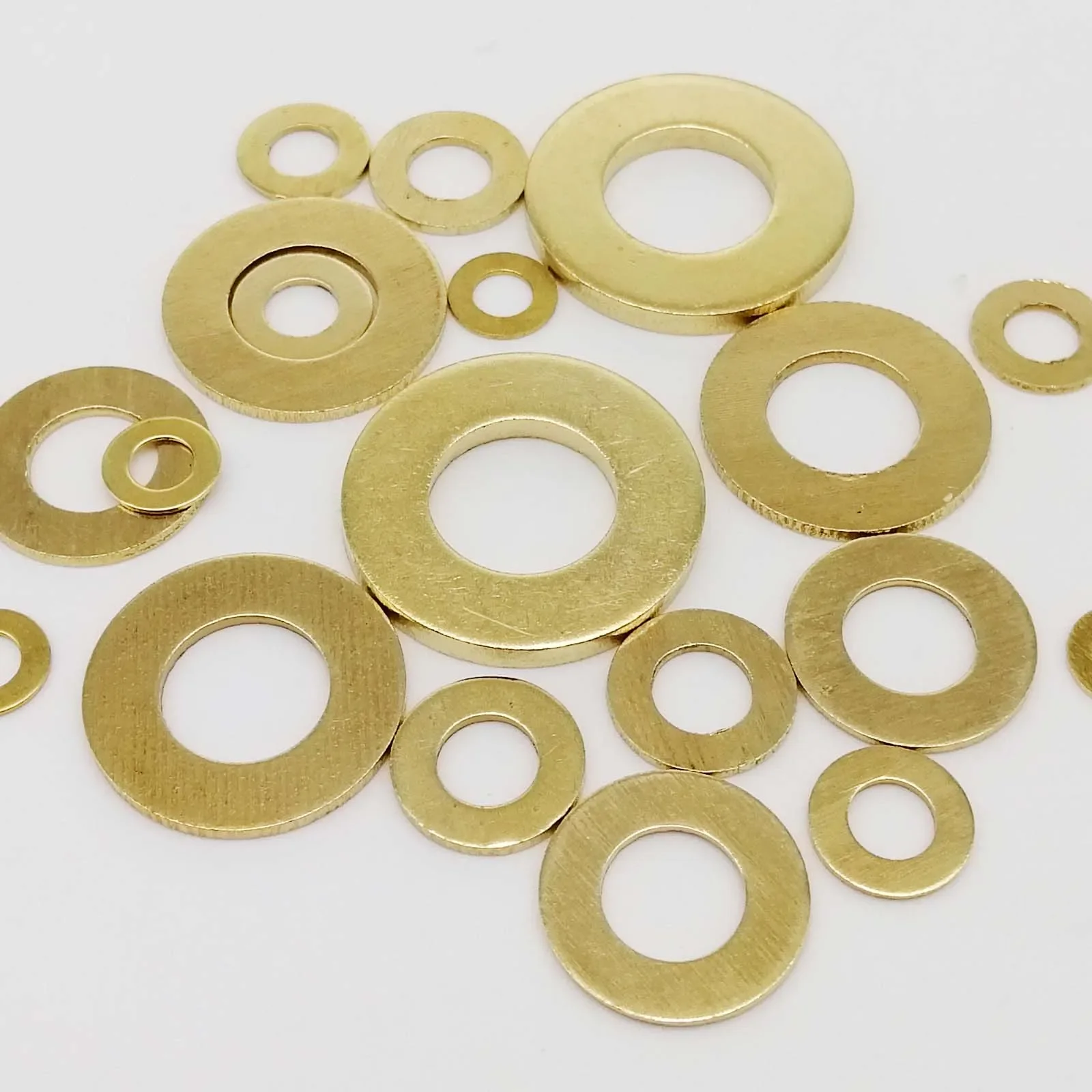 Brass Thickened Enlarged Metal Circular Gasket Flat Washer M2-M12