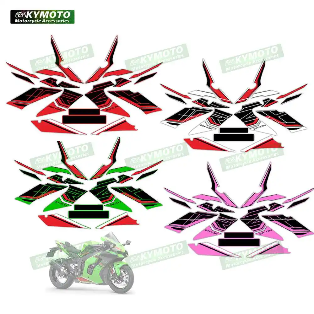 For ZX10R ZX-10R KPT 2021 2022 2023 2024 2025 motorcycle accessories fairing modified reflective sticker full car kit decoration