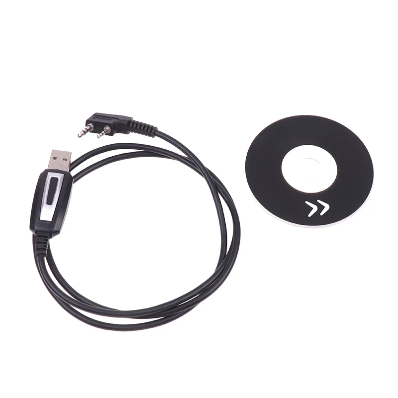 USB Programming Cable With Driver CD For UV-5RE UV-5R Pofung UV 5R Two Way Radio Walkie Talkie