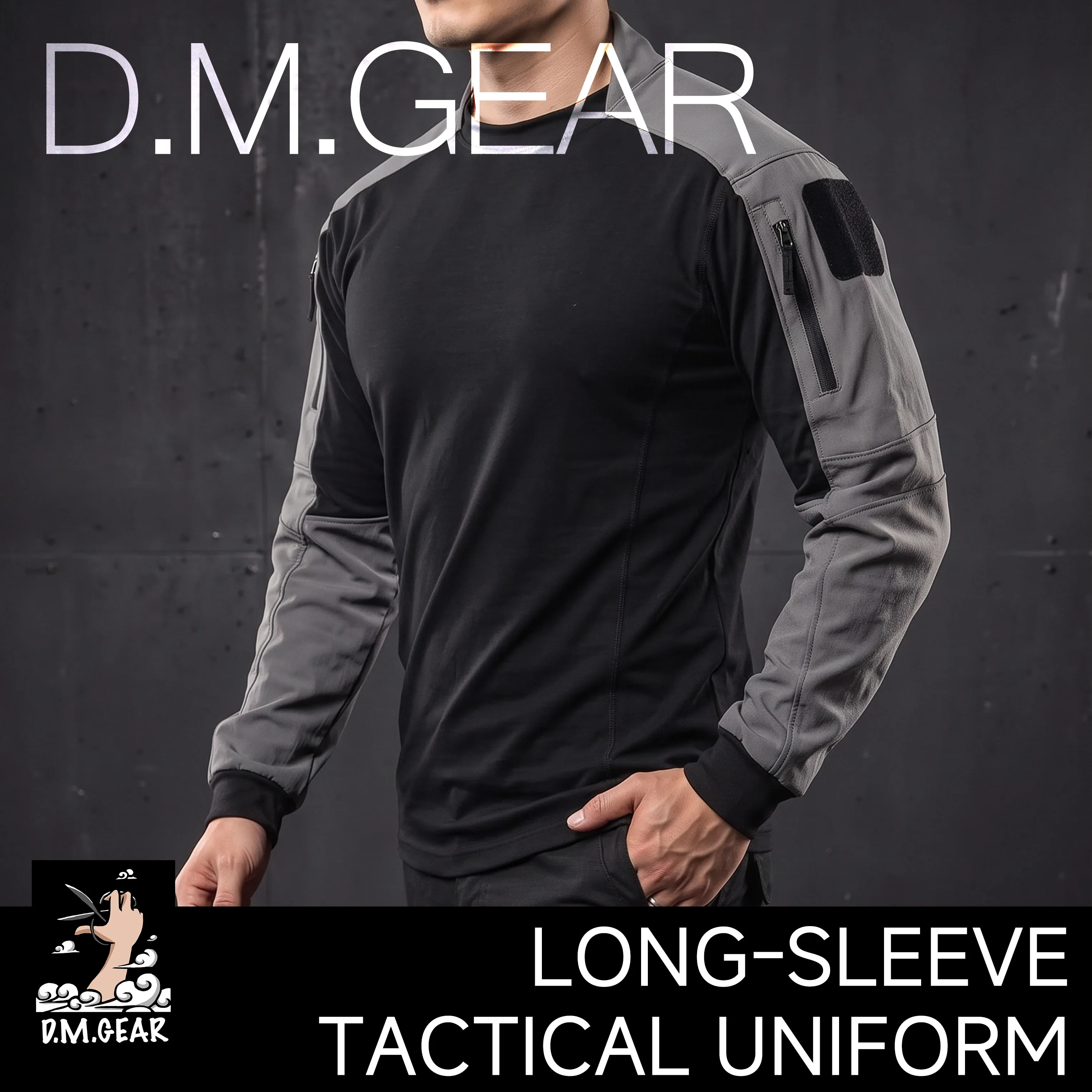 DMGEAR Tactical G3 Shirt Long-sleeve Combat Shirt Tactical Top Cotton Polyster Hunting Paintball Clothes Men Outdoor Sports