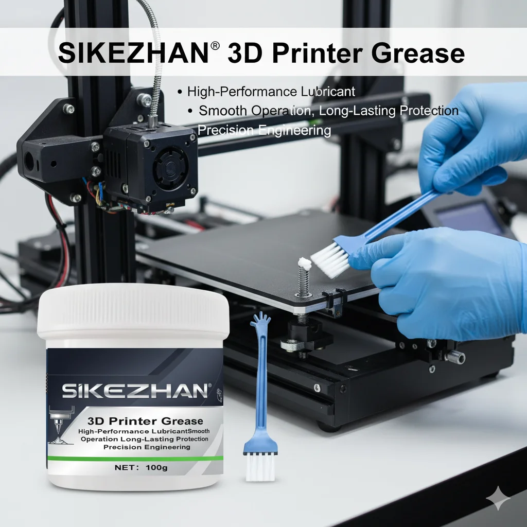 Ultimate 2-in-1 3D Printer Grease:High-Temp Lubricant & Thermal Paste for Lead Screws,Rails. Prevents Rust,Ensures Smooth Motion