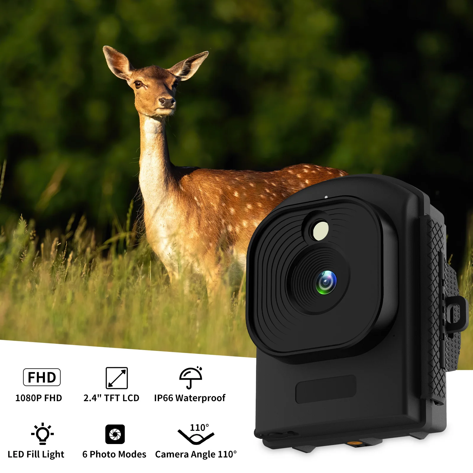 2026 فريدة من نوعها أحدث كاميرا صغيرة 1080P Timelapse لاسلكية واي فاي IP66 مقاوم للماء كاميرا فيديو رقمية 120 درجة زاوية واسعة موقع فيديو