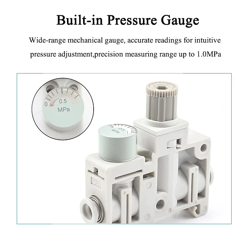 ARM5SA Miniature Compact Pressure Reducing Valve ARM5SA-06 Precision Pressure Regulators ARM5SA-06-A ARM5SA-07-A ARM5SA-08-A