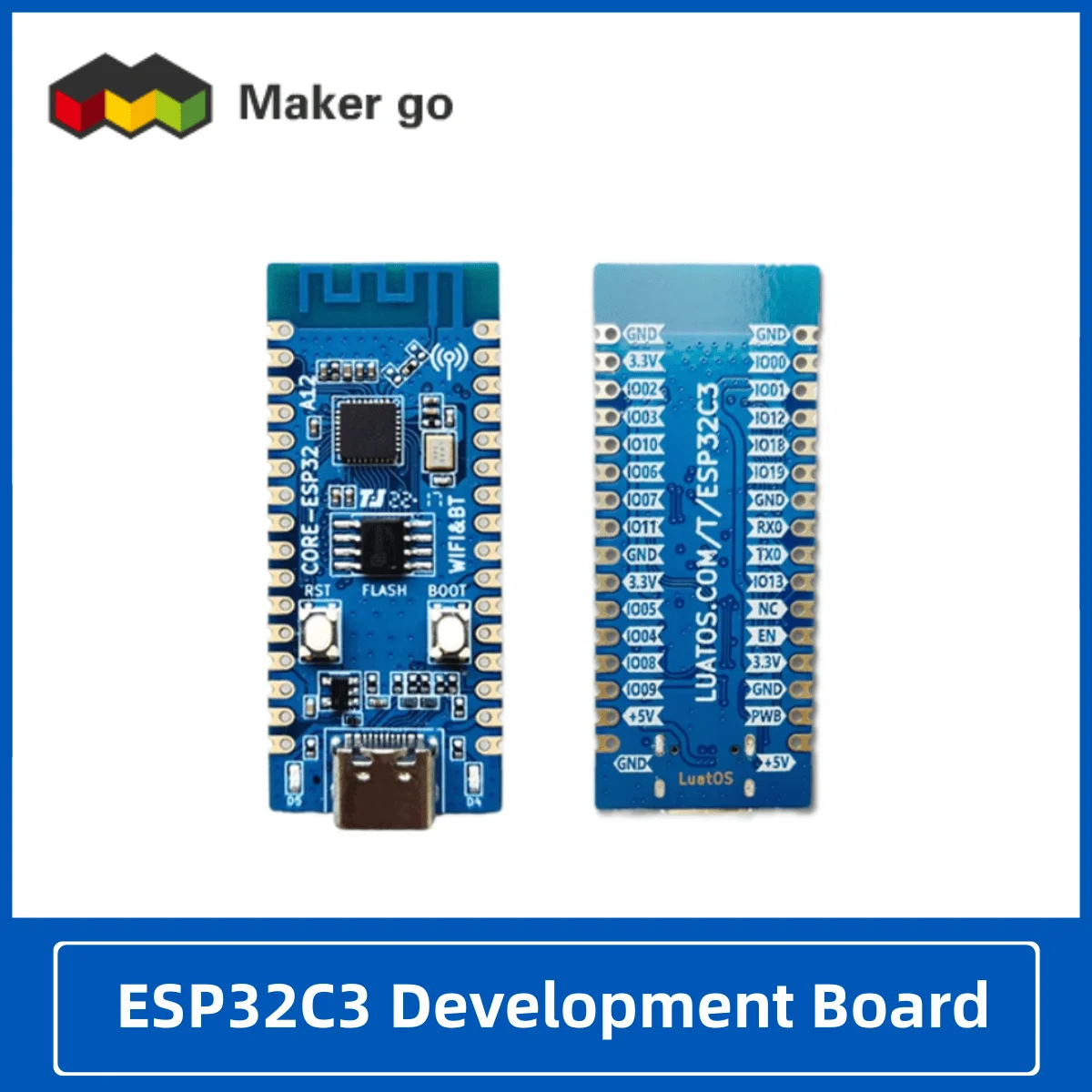 ESP32C3 Development Board Demo  Mother Board ESP32-C3 Core Board for Verify ESP32C3 Chip Functions