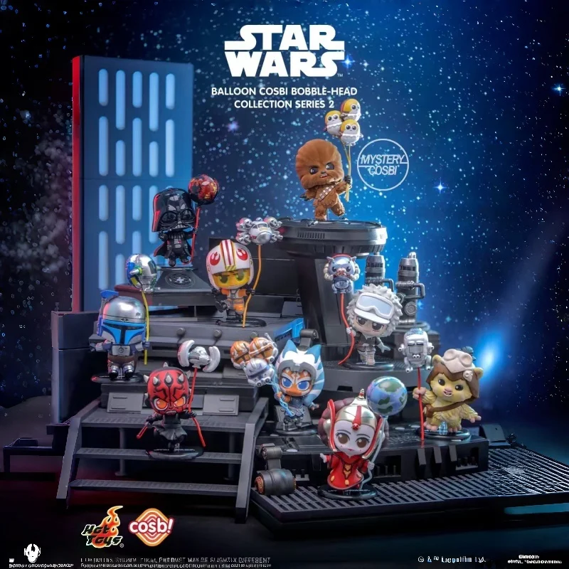スターウォーズ-コスビ-ミステリーブラインドボックス-ミニボブルヘッドフィギュア-バルーンパーティーシリーズ-コレクタブルフィギュア-大人向けコレクター向け