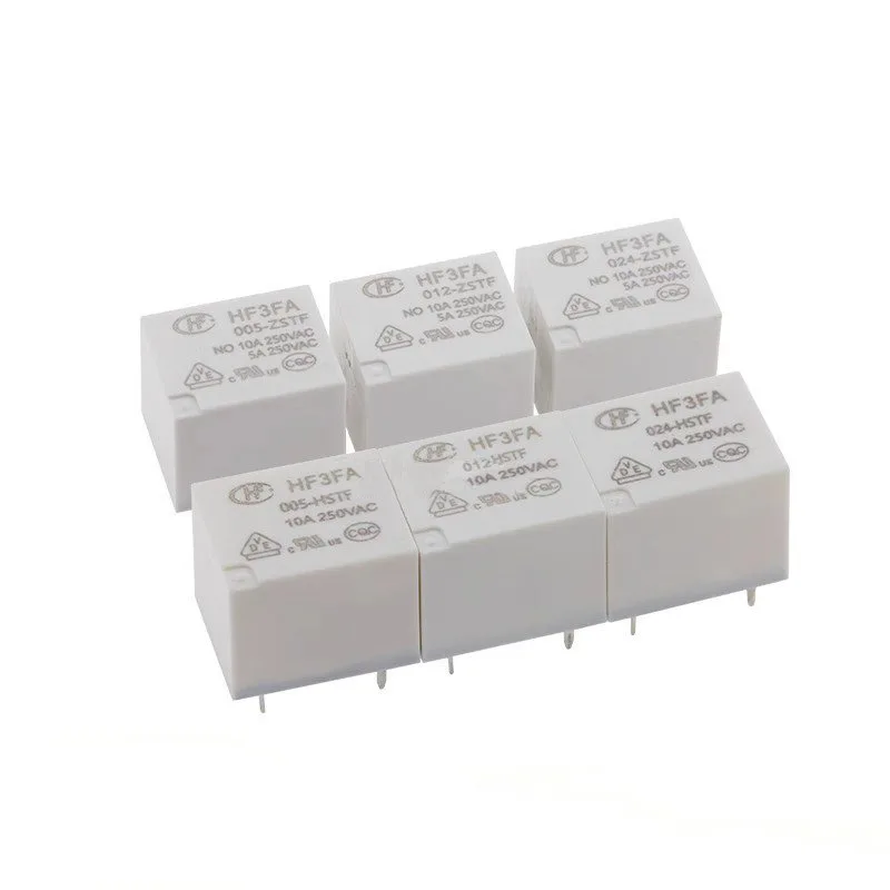 10 pcs/lot HF3FA-005 012 024-HST ZST HSTF ZSTF HF3FA-T 73 12V citations SPST-NO