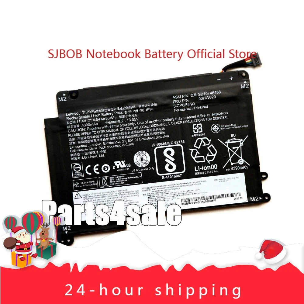 

Новый оригинальный аккумулятор 00HW020 00HW021 для Lenovo Yoga 14 460 SB10F46458 SB10F46459, аккумулятор для ноутбука